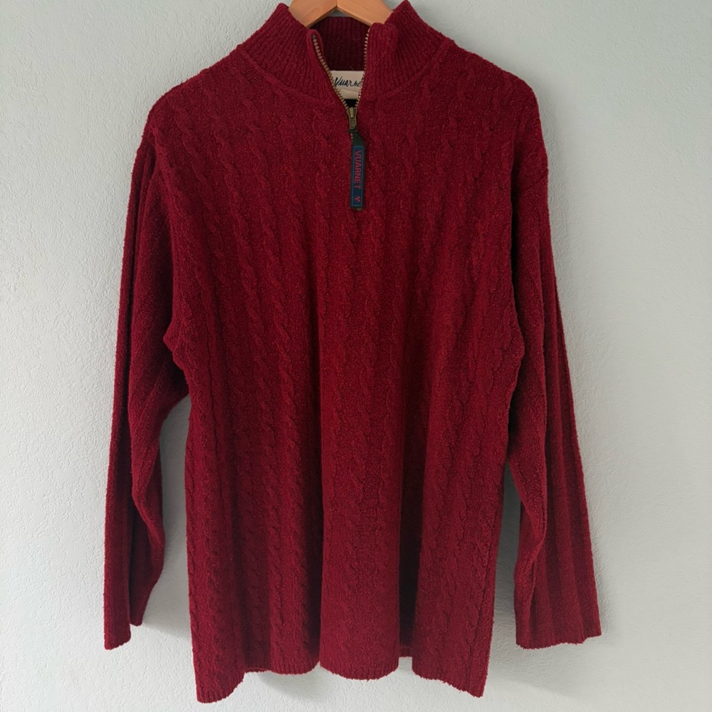 Vuarnet Red Men's SweaterVintage